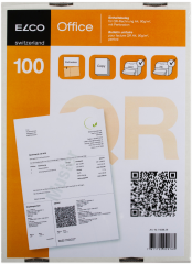 ELCO Einz.schein QR-Rech. A4 74588.29 90g, perforiert,100...