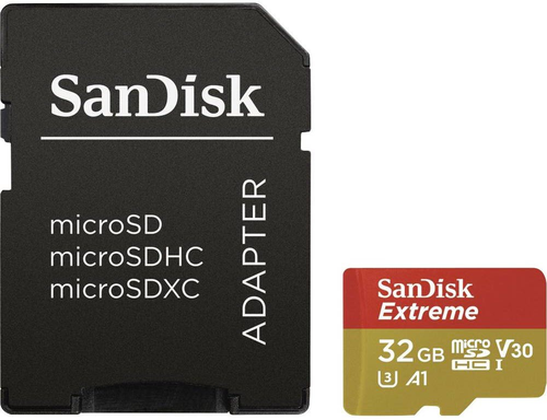 SANDISK microSDHC Extreme 32GB SDSQXVF-032G-GN6MA Ad. Act.Cam