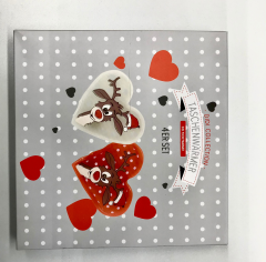 ROOST Taschenwärmer 4-Set 512552.3.4 Didi, Elch 10x8cm