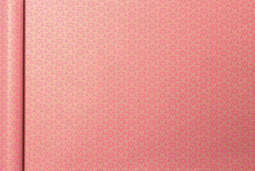CLAIREFONTAINE Tiny Rolls Kraft rosa Blumen 223828C 70g, 5x0.35m