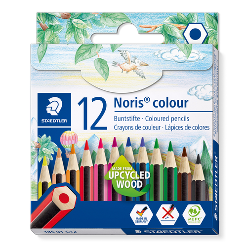STAEDTLER Farbstifte 185C12 upcycled Wood 12 Stck
