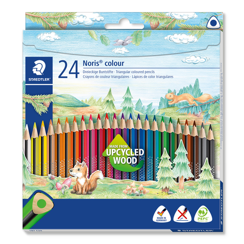 STAEDTLER Farbstifte Noris Colour 187C2403 upcycled Wood 24 Stck