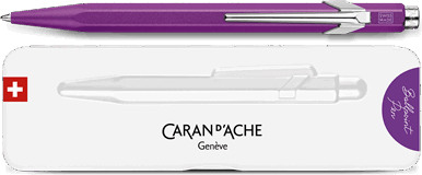 CARAN DACHE Kugelschreiber 849 Colormat-X 849.605 violet, Slimpack
