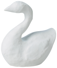 DECOPATCH Bastelset Schwan KIT027C Bogen, Tier, Pinsel, Lack