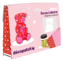 DECOPATCH Bastelset Teddybär KIT037C Bogen, Tier,...