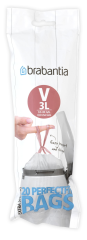 BRABANTIA Kehrichtsäcke PerfectFit 116582 P3L, Rolle...