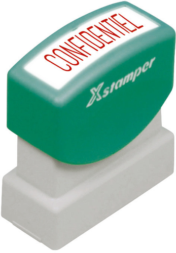 XSTAMPER Stempel Confidentiel F110-R rot F