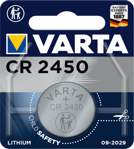 VARTA Knopfzelle Lithium CR2450,3V 6450101401 560 mAh 1 Stck
