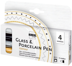 KREUL Porzellanmarker CKH16431 Glamour, 4 Set