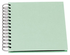RÖSSLER Fotoalbum 1329452655 18x18cm, mint/schwarz
