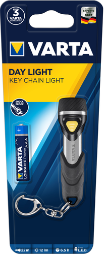VARTA Taschenlampe Day Light 16605101421 Key Chain Light, AAA