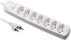 S-ELECTRO Steckdosenleiste 85.110.7WS 7x T13 mit...
