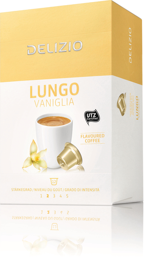 DELIZIO Kaffeekapseln 2001104 Lungo Vaniglia 12 Stck
