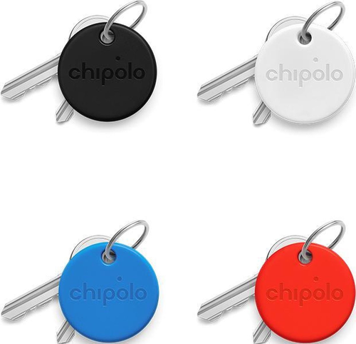 CHIPOLO ONE, 4 Stck CH-C19M-4COL-R Schwarz, Weiss, Blau & Rot