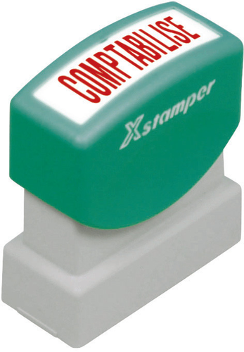 XSTAMPER Stempel Comptabilis F129-R rot F