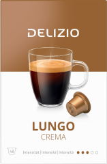 DELIZIO Kaffeekapseln 10184838 Lungo Crema 48 Stk.