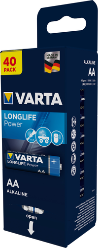 VARTA Batterie Longlife Power 4906121194 LR06/AA 40er-Blister
