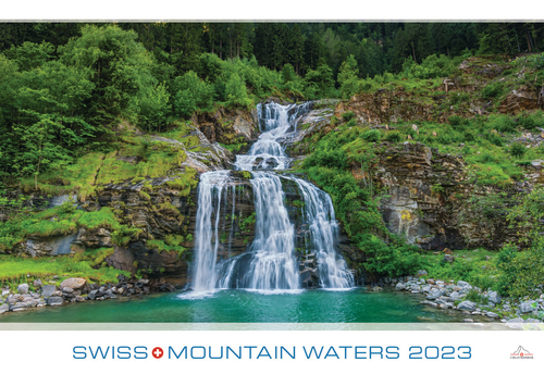 CALENDARIA Swiss Mountain Waters 783036203089 D/F/I/E, 45x34cm 2023