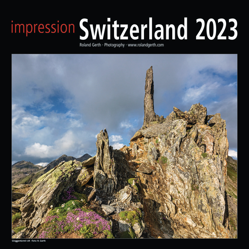 CALENDARIA Impression Switzerland 783036203454 D/F/I/E, 30x30cm 2023