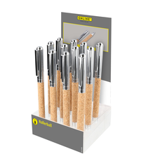 ONLINE Thekendisplay Rollerball 30167/12 Cork Pen 12...