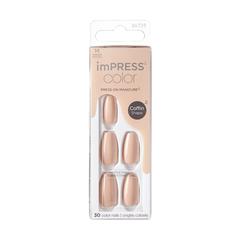 ImPRESS Color Nail Kit Coffin - Latte