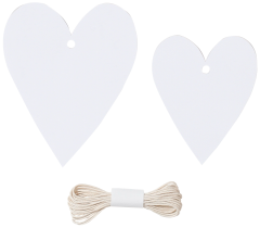 I AM CREATIVE Geschenkanhänger 4088.37 BOHO Herz, 20...