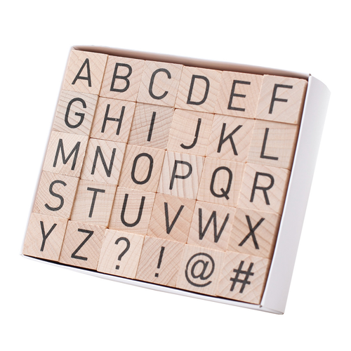 I AM CREATIVE Alphabet Stempel Set 4082.2 2x2cm, 30 Stck