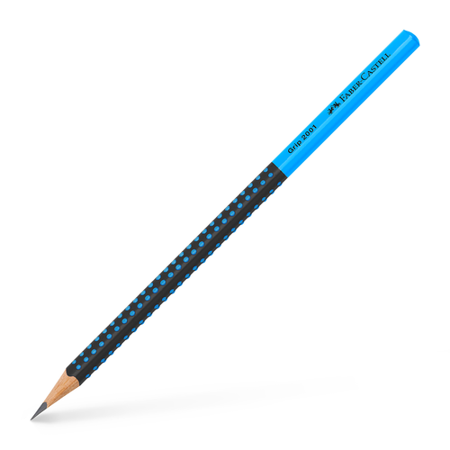 FABER-CASTELL Bleistift Grip 2001 HB 517010 Two Tone schwarz/blau