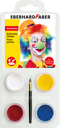 EBERHARD FABER Schminkset Clown 579024 inkl. Pinsel