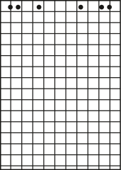 LANDRE Flipchartblöcke kariert 20 Bl 100050592 80g,...