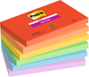 POST-IT Super Sticky Notes 127x76mm 655-6SS-PLAY PLAYFUL Collection 6x90 Blatt