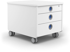 MOLL Rollcontainer 43x54x43cm 100 2660 204 3 Schubladen,...