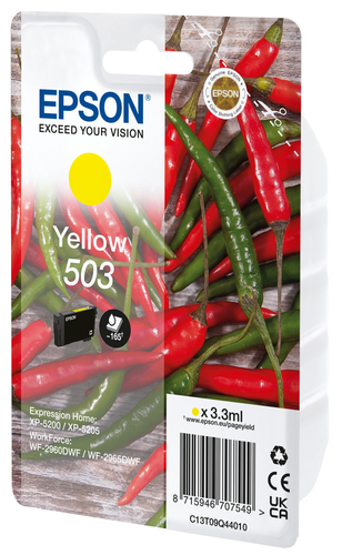 EPSON Tintenpatrone 503 yellow T09Q44010 WF-2960/65 165 Seiten