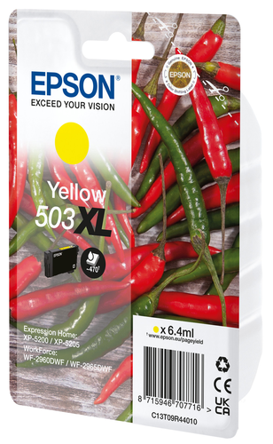 EPSON Tintenpatrone 503XL yellow T09R44010 WF-2960/65 470 Seiten
