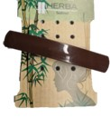 Herba.Ecofriendly Barrette, braun, 8.5 cm