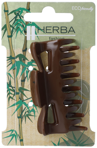 Herba.Ecofriendly Klammer, braun, 5.9 cm