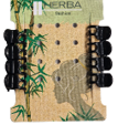 Herba.Ecofriendly Pinzettina, schwarz, 1 cm, 8 Stk