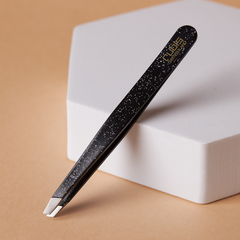 Rubis Pinzette schräg Inox Sparkle schwarz