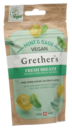 GRETHERS Fresh Breath Minz Sal Past vegan Btl 45 g