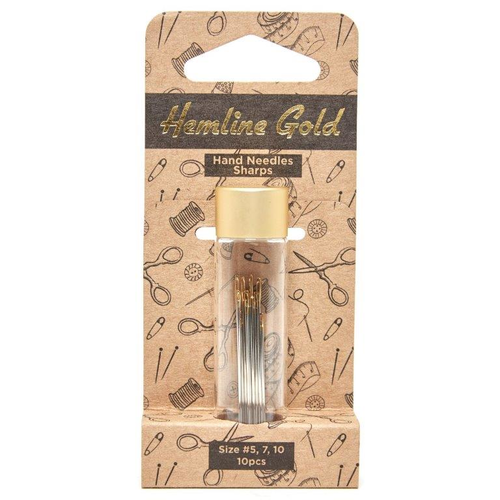 Hemline Gold Handnhnadel