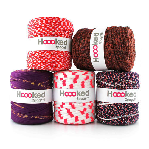Hoooked Zpagetti Colourway Fruits changing patterns and colours