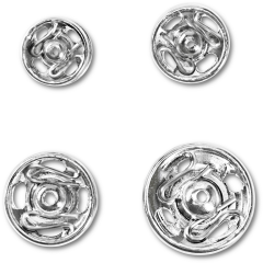Prym Annähdruckknöpfe, silber, nickelfrei 6-11...