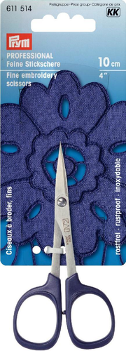 Prym Stickschere fein, Professional 4, 10 cm, Karte