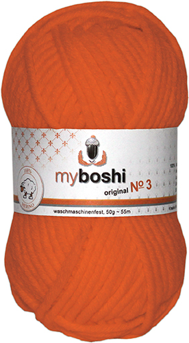 myboshi Wolle Nr. 3  col. 331 orange, 50g