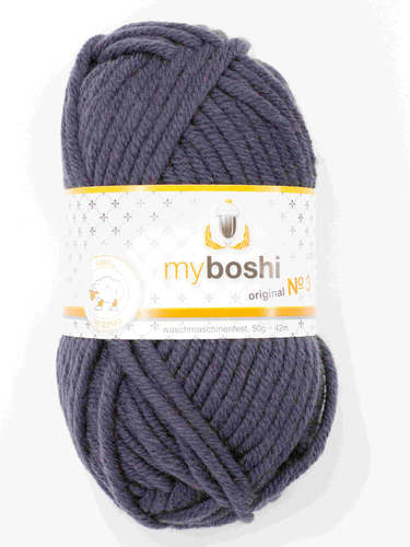 myboshi Wolle Nr. 3  col. 395 anthrazit, 50g