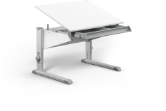 MOLL Kinderschreibtisch Sprinter 1002519-711 weiss, grau