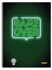 ONLINE Collegeblock Game Over A4 07922/9 kariert, 90g, 80...