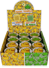 ROOST Magic Towel HAPPY ANIMALS 3257672 2 assortiert 27x27cm