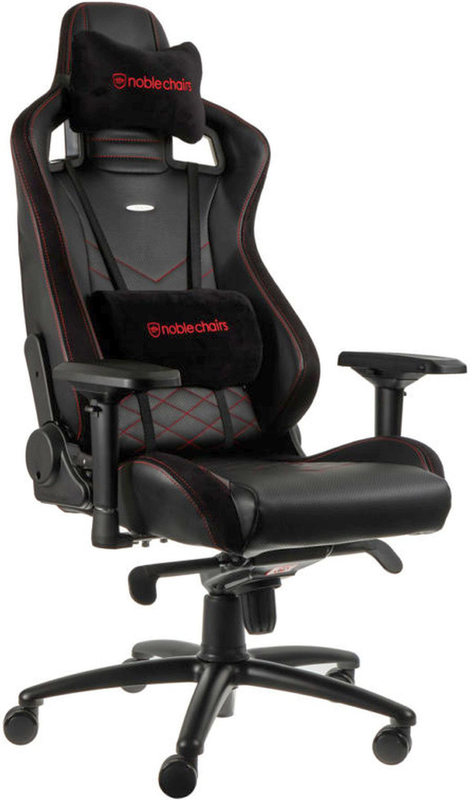 Noblechairs EPIC Gaming Stuhl, schwarz/rot 