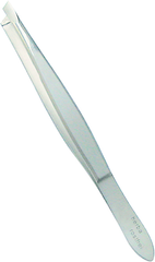 Herba.Pinzette schräg, Inox